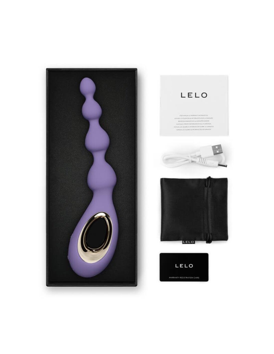 Анальне намисто з вібрацією LELO Soraya Beads Violet Dusk - Зображення 2