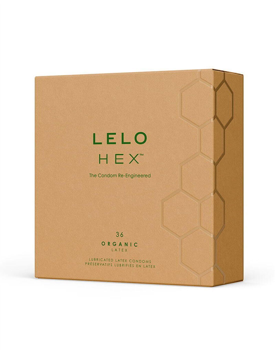 LELO HEX Condoms Organic 36 Pack, тонкі та міцні презервативи - Зображення 2