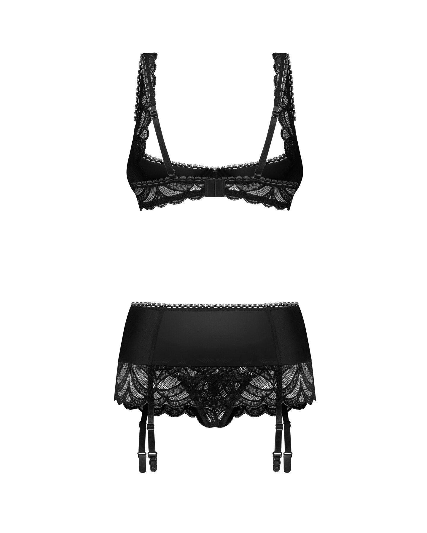 Стильний комплект Obsessive Lecille 3-pcs L/XL для особливих моментів
