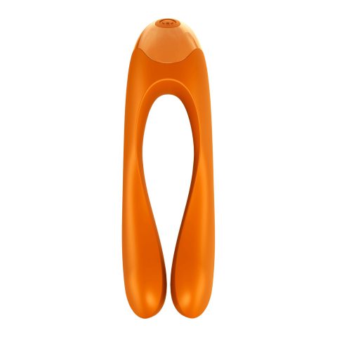 Вібратор на палець Satisfyer Candy Cane Orange, унісекс, водонепроникний