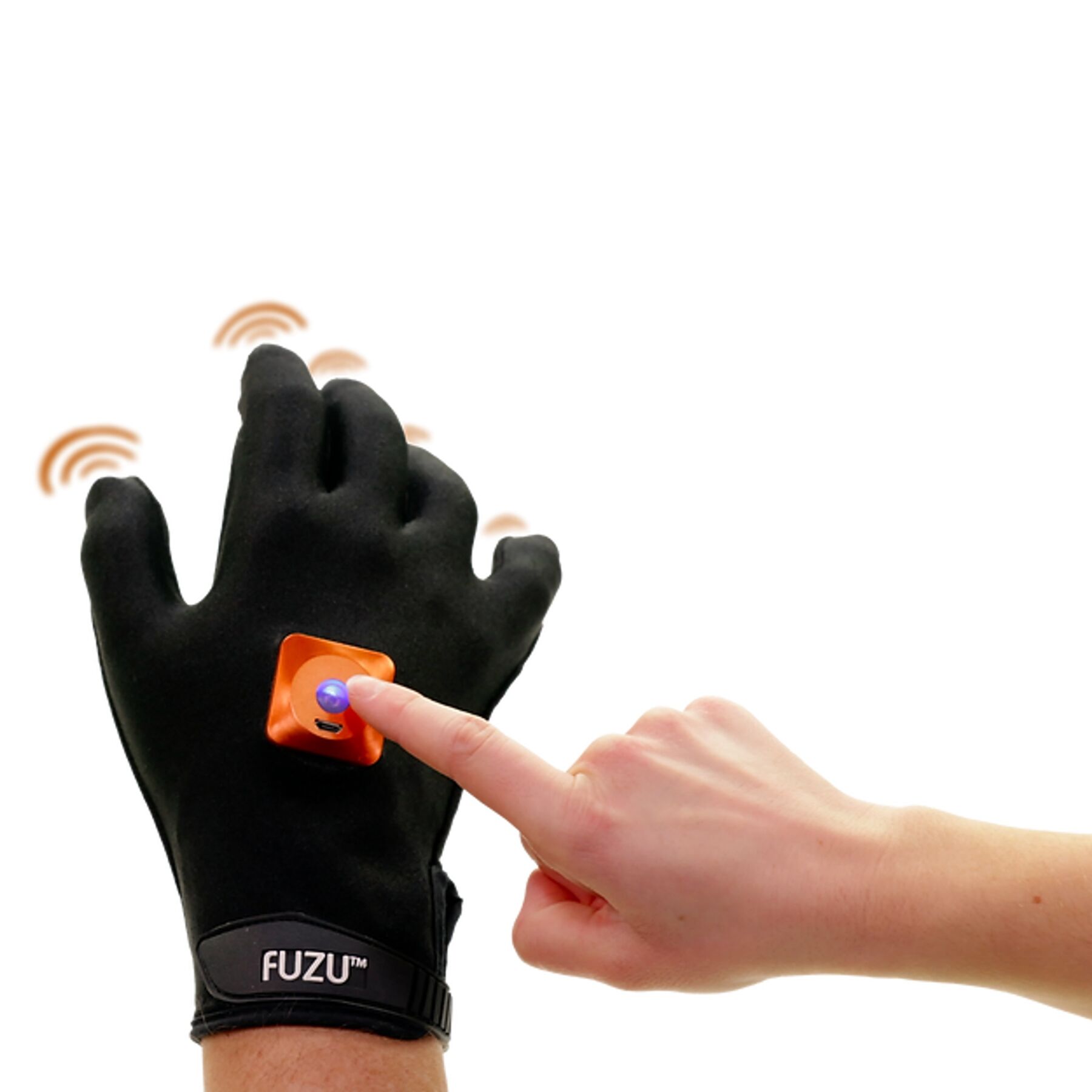 Віброрукавичка FUZU Gloves для масажу з 11 режимами, ліва - Зображення 6