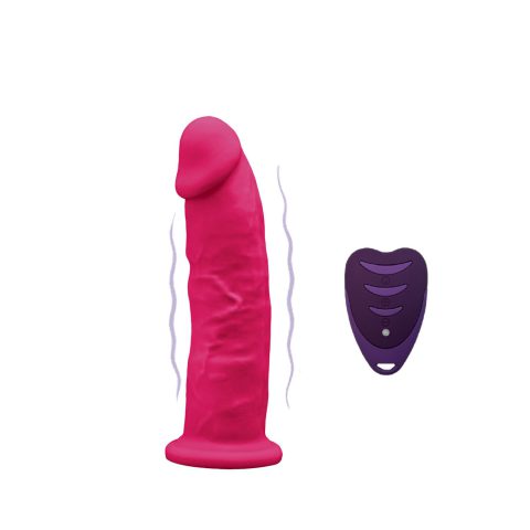 Вібруючий фалоімітатор SilexD Henry Vibro Pink, 17,5 см