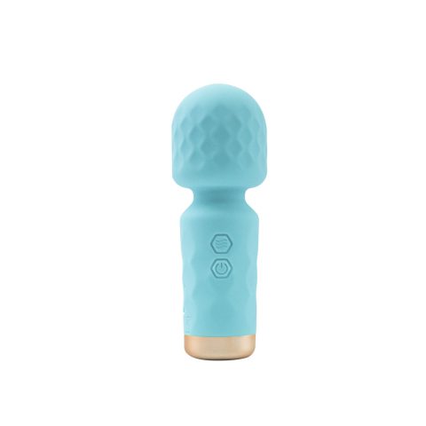 Вібромасажер M’Lady Mini Vibrating Wand, колір Teal - Компактний та Естетичний