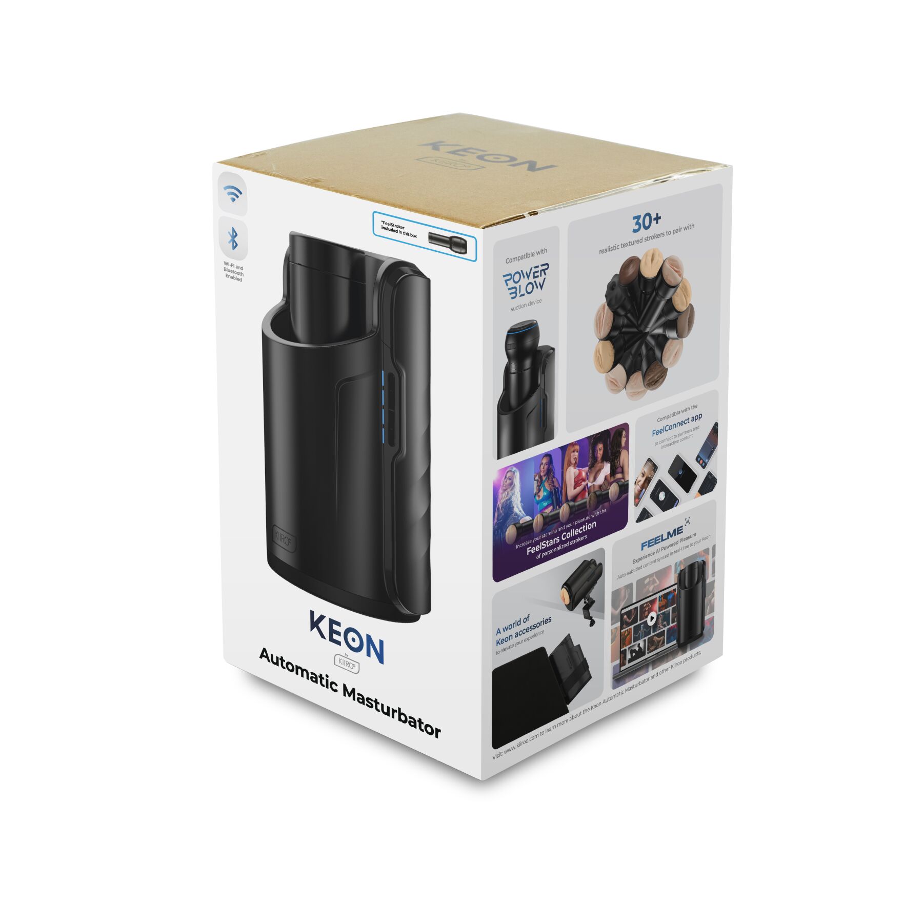 Інтерактивна секс-машина для чоловіків Kiiroo Keon Wi-Fi Combo Set з мастурбатором - Зображення 5