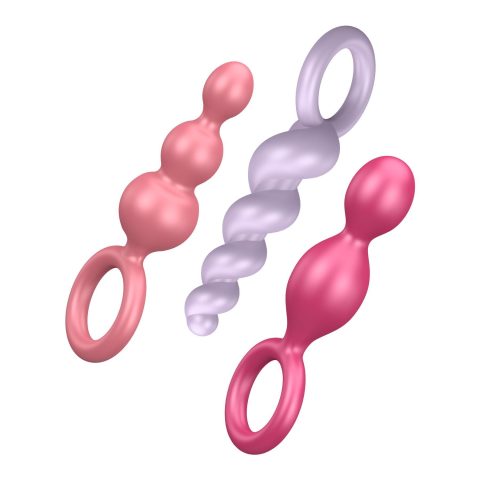 Набір анальних іграшок Satisfyer Plugs colored (set of 3) - Booty Call (м'яте паковання!!!)