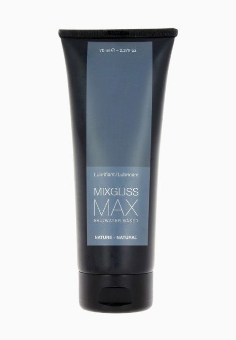 Анальний гель-змазка MixGliss MAX NATURE (70 мл)  (етикетка без тексту!!!)