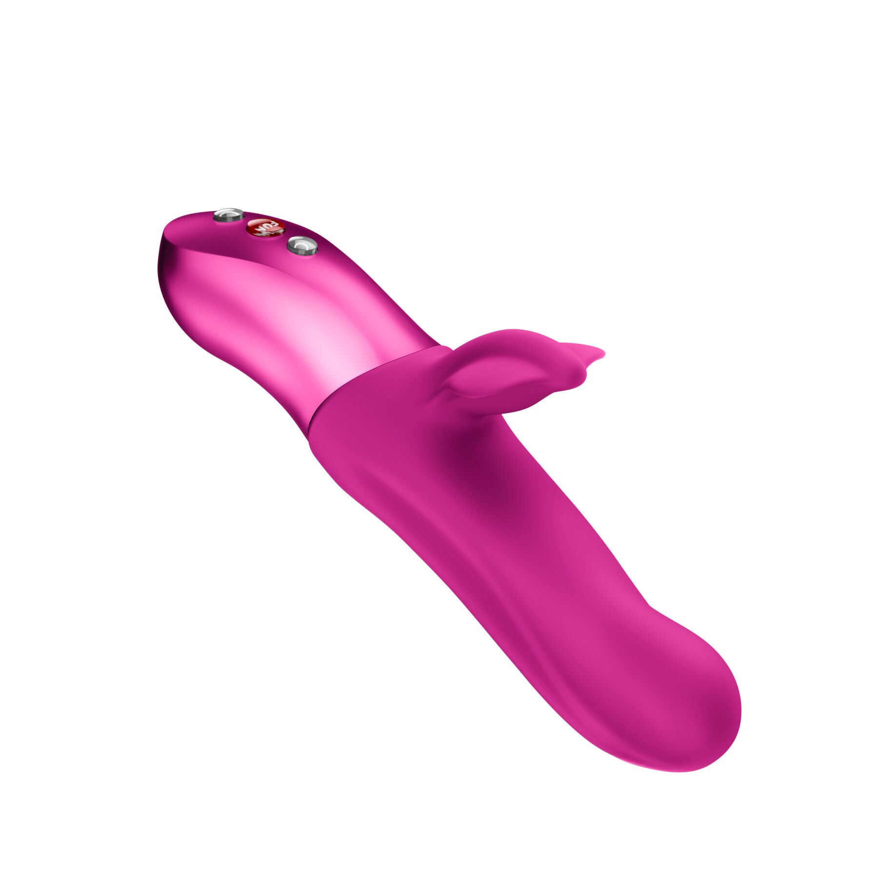 Пульсатор з вібрацією кліторального відростка Fun Factory BI STRONIC FUSION Magenta, 2 мотори - Зображення 4