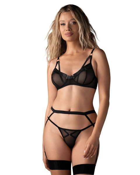 Комплект Obsessive Euridia 3-pcs set M/L