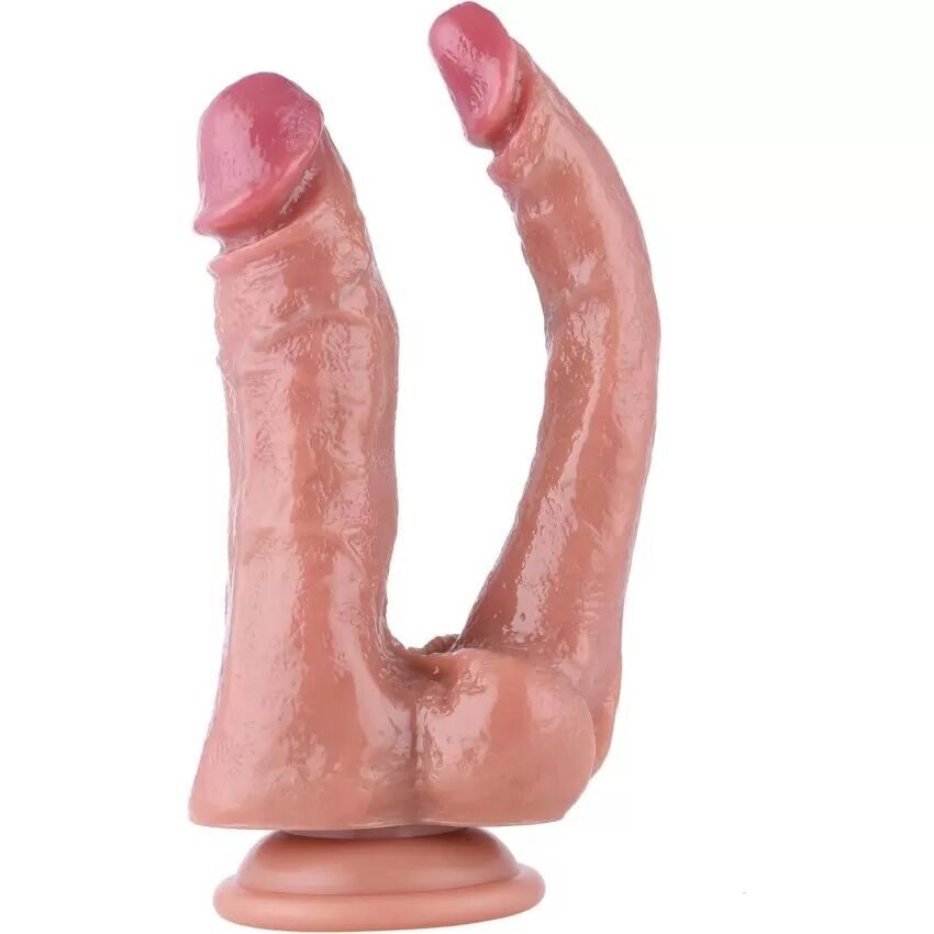Подвійний фалоімітатор для секс-машин Hismith Double Penetrator, 9.25″ (м'яте паковання!!!)