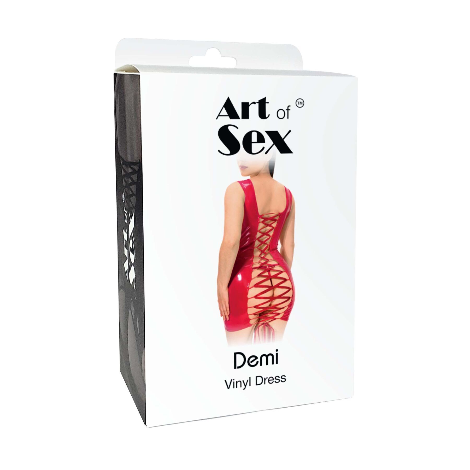 Лакована сукня на шнурівці Art of Sex - Demi, колір чорний, L-2XL