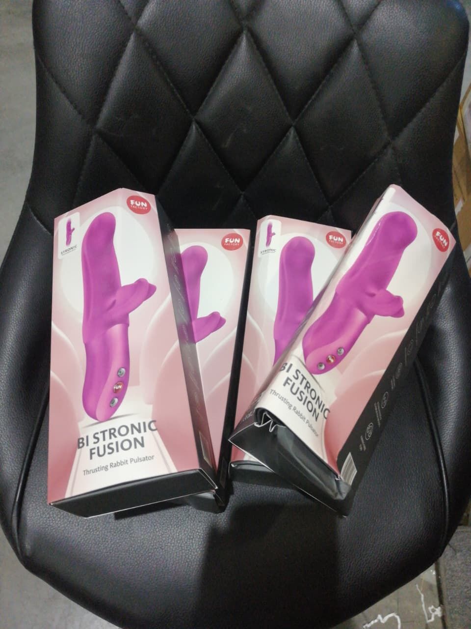 Пульсатор з вібрацією кліторального відростка Fun Factory BI STRONIC FUSION Magenta (м'яте паковання!!!)