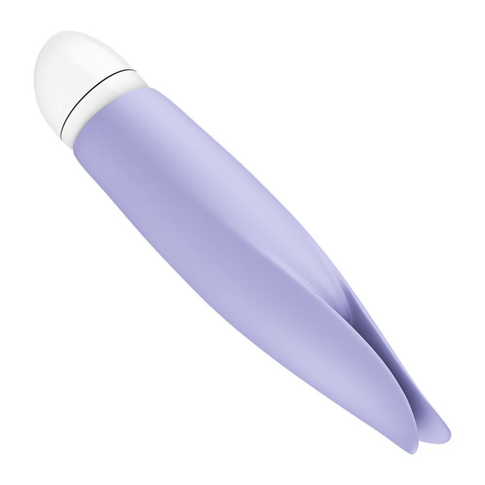 Вібратор з пелюстками Fun Factory VOLITA purple, компактний, дуже тихий, на батарейках