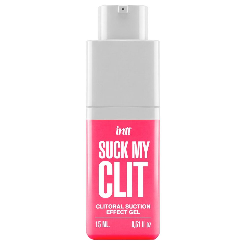 Смоктайзер для клітора Intt Suck My Clit Wild Strawberry (15 мл), полуниця, гель з ефектом посмоктування
