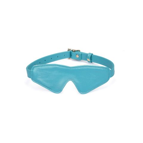 Маска на очі  Liebe Seele Blue Lamb Leather Blindfold with Velvet Lining