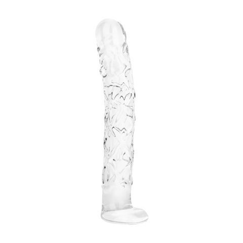 Скляний фалоімітатор Gildo Textured Glass Dildo No. 36