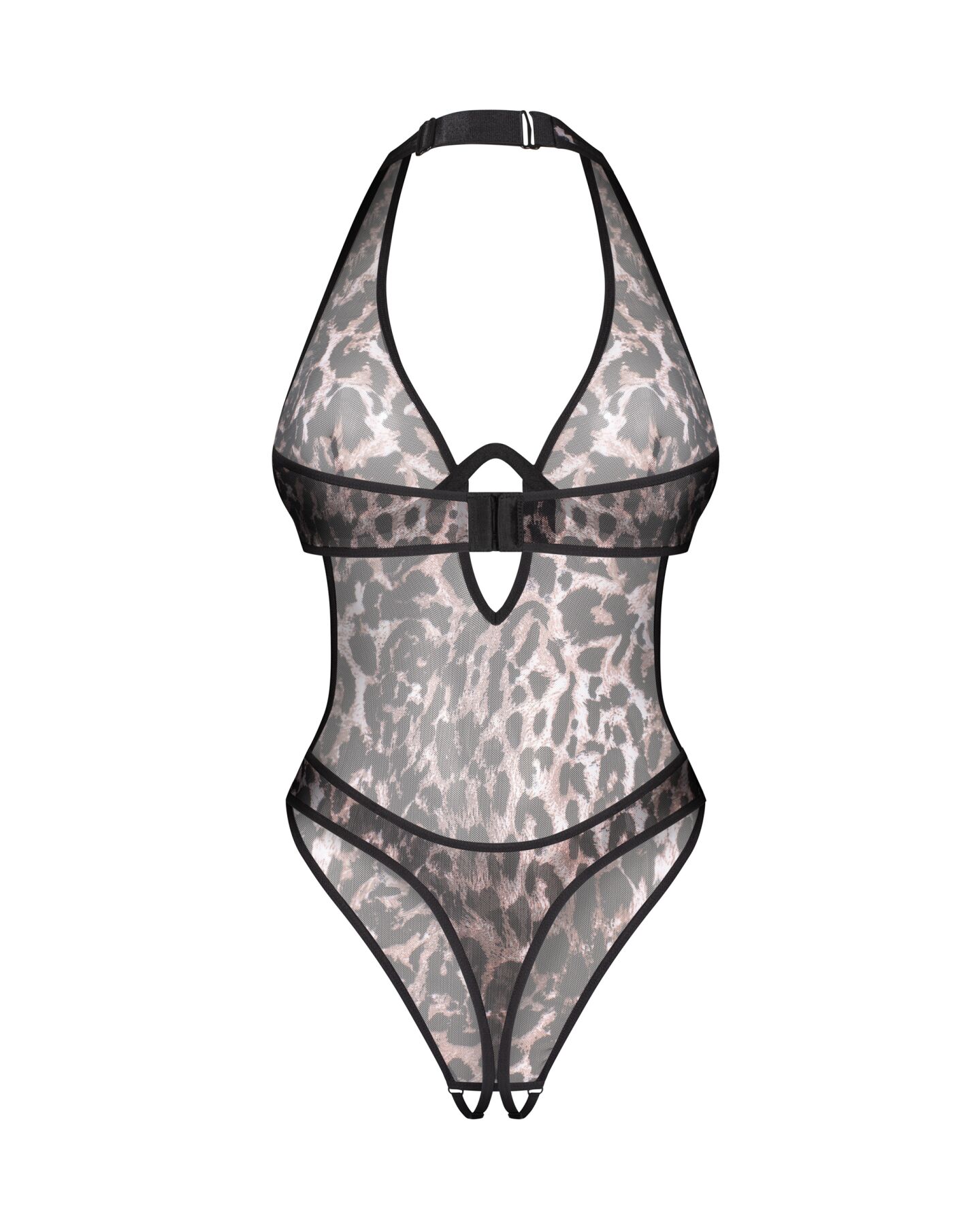 Боді Obsessive Addia crotchless teddy 2XL/3XL