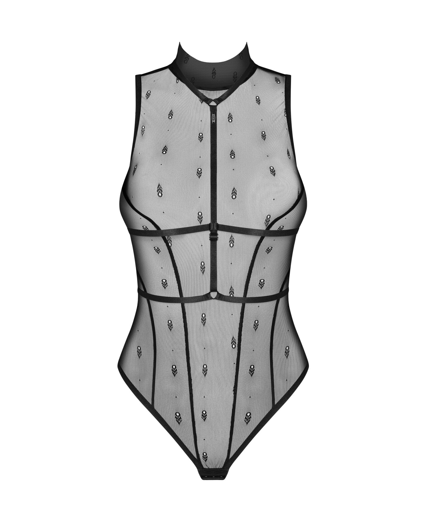 Боді Obsessive Anniverse Special teddy & harness L/XL