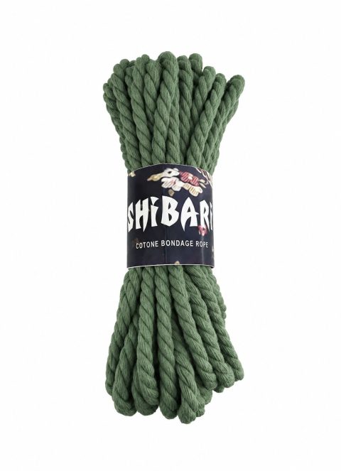 Бавовняна мотузка для шибарі Feral Feelings Shibari Rope, 8 м хакі